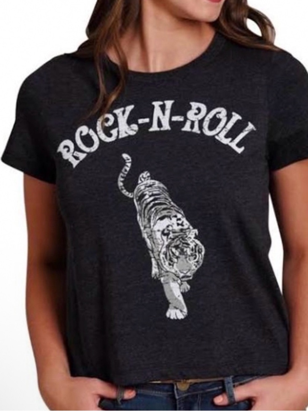CHASER Rock-N-Roll Tiger Graphic Tee